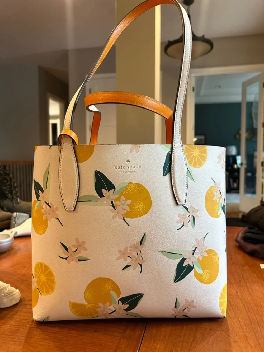 Kate Spade Clementine Reversible Tote EUC